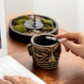 Miniatyrbillede 2 af 6: Halloween Kreativ Lys Luksus Sød Keramisk Askebæger, Spøgelse Askebæger, Hjem Stue Te Bord Trendy Mode Askebæger Hotel Bar Tilbehør Hvid