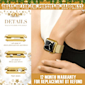 Miniatyrbillede 5 af 5: TPU Anti-Ridse Letvægts Beskyttende 38mm Iwatch Case Bumper og All-Around Case Kompatibel med Apple Watch Series 3/2/1, Guld Guld