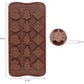 Miniatyrbillede 3 af 5: Jule silikoneforme - Xmas chokolade slikforme (3 stk)