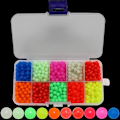Miniatyrbilde 1 av 5: Fiskeperler 5 mm sortiment (1000 stk/boks) for rigger og fiskeliner