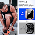 Miniatyrbillede 4 af 6: 2 i 1 Vandtæt Etui til Apple Watch Skærm