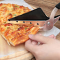 Miniatyrbillede 4 af 5: Pizzasaks, pizzaskærer med skovl i fødevaregodkendt rustfrit stål