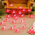 Miniatyrbillede 6 af 8: Enhjørning Gaver Pink String Lights Sød Værelse Dekoration Fe Lys Enhjørning Hest Udendørs Indendørs Batteridrevet String Lights med Fjernbetjening Pink