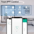 Miniatyrbillede 4 af 4: Wifi Smart Plug, Bibikoo Lokal Stemmestyring, Fjernbetjening Tuya