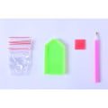 Miniatyrbillede 5 af 6: 5D DIY DIAMANT Maleri Fuld boremaskine trailer nøglering nøglering gave til kvinder m? Dchen lomme pung af håndtasker vedhæftet (d) d d d d d.