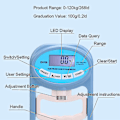 Miniatyrbillede 2 af 5: Håndholdt 120 kg digital dynamometer grebstyrkemåler fanger automatisk elektronisk grebstyrke-subaoe