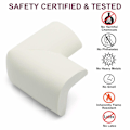 Miniatyrbild 4 av 7: Baby Proofing Edge Corner Protector, Table Bumper Guard, Soft Rubber Foam Guard, 3M Pre-Taped Corners, 20.5 ft (18.1ft Edge + 8 Corners) Baby
