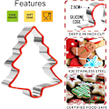 Miniatyrbilde 2 av 5: 3 ST Christmas Cookie Cutter Set - Xmas Baking former