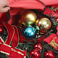 Miniatyrbillede 3 af 5: 30\" Julekrans Opbevaringspose, Ekstra Opbevaring