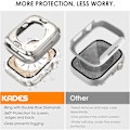 Miniatyrbilde 3 av 6: 2 i 1 Bling vanntett deksel for iWatch Series 6