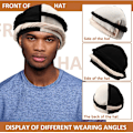 Miniatyrbild 4 av 5: 4 delar turban för män Twist Head Wraps för män Stretch