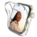 Miniatyrbild 1 av 5: Skärmskydd för Apple Watch-fodral 45mm 41mm 44mm 40mm 42mm Tillbehör All-around Tpu Bumper Cover Series 7 8 4 6 Se 5 3 Transparent 45MM Series 7 8