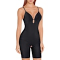 Miniatyrbild 1 av 5: Kvinnors Shapewear Bodysuit Tummy Control Body Shaper Spaghetti Strap BH-topp