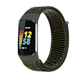 Miniatyrbillede 1 af 5: Rem til Fitbit Charge 5 Smart Watch Tilbehør Sports Nylon Loop Armbånd Rem Correa Pulsera Til Fitbit Charge 5 Band Army green