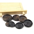 Miniatyrbilde 3 av 4: 10 stk Hornmønster Harpiksknappar for DIY-håndverk