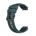 Miniatyrbillede 2 af 5: For Garmin Forerunner 220 To-farvet silikone urrem ZQB Olive Green - Black
