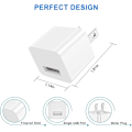 Miniatyrbillede 2 af 5: USB vægoplader Blok 4Pack 5V 1A Cube USB Stik Strøm