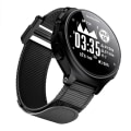 Miniatyrbillede 5 af 5: For Garmin Forerunner 735xt Krog og løkke Fastgørelse Nylon Urrem HFM Black