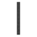 Miniatyrbillede 4 af 5: Strikkede nylon loop urrem til Garmin Fenix 6 22mm SFH Black