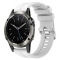 Miniatyrbild 1 av 5: För Garmin Quatix 5 22mm Solid Color Silikon Armband RXU White