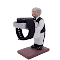 Miniatyrbilde 1 av 5: Liangnv klokkeholder Kreativ Butler ladestasjon Dock for Apple Iwatch Series Skrivebord Resin Dcor ladestasjon Base