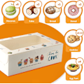 Miniatyrbillede 3 af 5: Cupcake-æsker Bageri Behandlingsboks Multipurpose Cookie-æsker med vindue