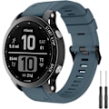 Miniatyrbild 1 av 5: Kompatibel med Garmin Fenix ​​6 Band för kvinnor män, 22 mm Quickfit Soft