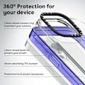 Miniatyrbillede 6 af 6: Kompakt iPhone 14 Pro Max Cover [2X Militær Standard Drop Testet / 1,2 m Fald Beskyttelse] - Klar Sort Klar Sort