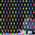 Miniatyrbillede 1 af 6: 360 LED Net Lights, 21ft x 5ft Farverige Julelys Net Lys Klar Ledning 8 Tilstande, Sammenkædelig Vandtæt Lyskæde Udendørs til Buske Træ