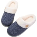 Miniatyrbilde 5 av 5: Kvinners Fuzzy Hjemmesko Komfortable Memory Foam Soveromssko Varme Slip On
