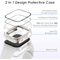 Miniatyrbillede 5 af 6: 2 i 1 Bling Vandtæt Etui til iWatch Series 6