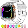 Miniatyrbillede 1 af 6: Kompatibel med Crystal Clear Apple Watch-rem