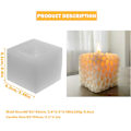 Miniatyrbillede 2 af 5: Honeycomb silikoneform 3D geometrisk firkantet kube