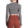Miniatyrbillede 4 af 4: Langærmede Crop Tops til kvinder Vital 1.0 & 2.0 Workout Seamless Crop T-shirt