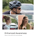 Pikkukuva 2 / 5: Bluetooth 5.3 Avokorvakuulokkeet - 22H Toistoaika, IPX4 Vedenkestävä, Kevyt Juoksuun (Musta)