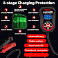 Miniatyrbild 3 av 5: Bil Motorcykel Batteriladdare 6v12v 1a 1.5a 2a 4.5-32ah Batteriladdare