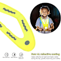 Miniatyrbilde 5 av 5: 3-delt refleksvest for barn, refleksvester, gul refleksvest, trekantformet barnevest, advarselsvest for gutter og jenter, refleksvest