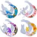 Miniatyrbilde 1 av 5: Hartsformar - Crescent Moon Epoxiformar