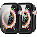 Miniatyrbild 1 av 5: 2-pack Kompatibel med Apple Watch Series 10 46mm 42mm Skärmskydd Fodral Ultratunt Mjukt TPU Stötsäkert Heltäckande Repskydd Skärmfodral Stötfångare