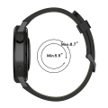 Miniatyrbild 2 av 3: För Garmin Forerunner 245 Music 20mm Vertikalt Mönster Tvåfärgat Silikon Armband TLK Pink-White