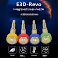 Miniatyrbillede 3 af 5: 1 stk Messing Titanium Dyses Heatbreak Messing Titanium Dyses til Hotend Extruder 0,8 mm