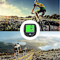 Miniatyrbillede 4 af 5: Cykelhastighedsmåler og trådløs vandtæt cykelcykelcomputer med LCD-skærm Multifunktioner