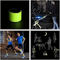 Miniatyrbilde 5 av 5: Reflekterende Snap Band - Høyreflekterende bærbare håndledds-/ankelbånd