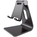 Miniatyrbillede 1 af 3: Justerbar Holder Telefon Stand Skrivebordsbeslag til Mobiltelefon Sort