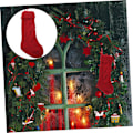 Miniatyrbild 9 av 9: TOPBATHY 2-pack Julstrumpor Julstrumpor Julstrumpor för barn Julhängande strumpa Julstrumpa Dekoration Julgranspynt
