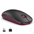 Miniatyrbillede 1 af 5: Trådløs mus af type C. Dual Mode 2.4G trådløs mus USB C