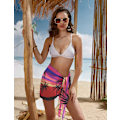 Miniatyrbillede 2 af 5: Korte saronger til damer Beach Wrap Sheer Bikini