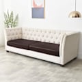 Miniatyrbillede 3 af 5: PU Læder Sofa Sofa Betræk Vandtæt Elastisk Stol RV