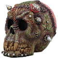 Miniatyrbild 3 av 7: Ebros Day of The Dead Zombie Vampire Frankenstein Skull med öppen hjärna Figurine 6\" Lång Undead T Virus Infected Statue Dead Apocalypse Zombies