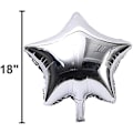 Miniatyrbillede 2 af 5: [10 stk.] Stjerneformede folieballoner